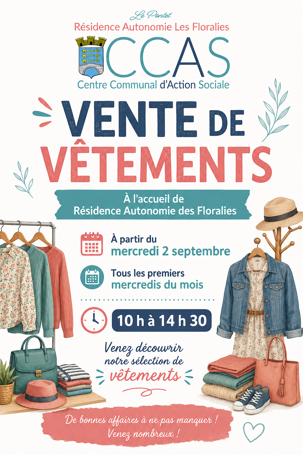 vente-de-vecirc;tements-agrave;-la-reacute;sidence-autonomie-des-floralies